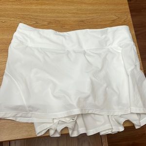 White Lululemon skirt!